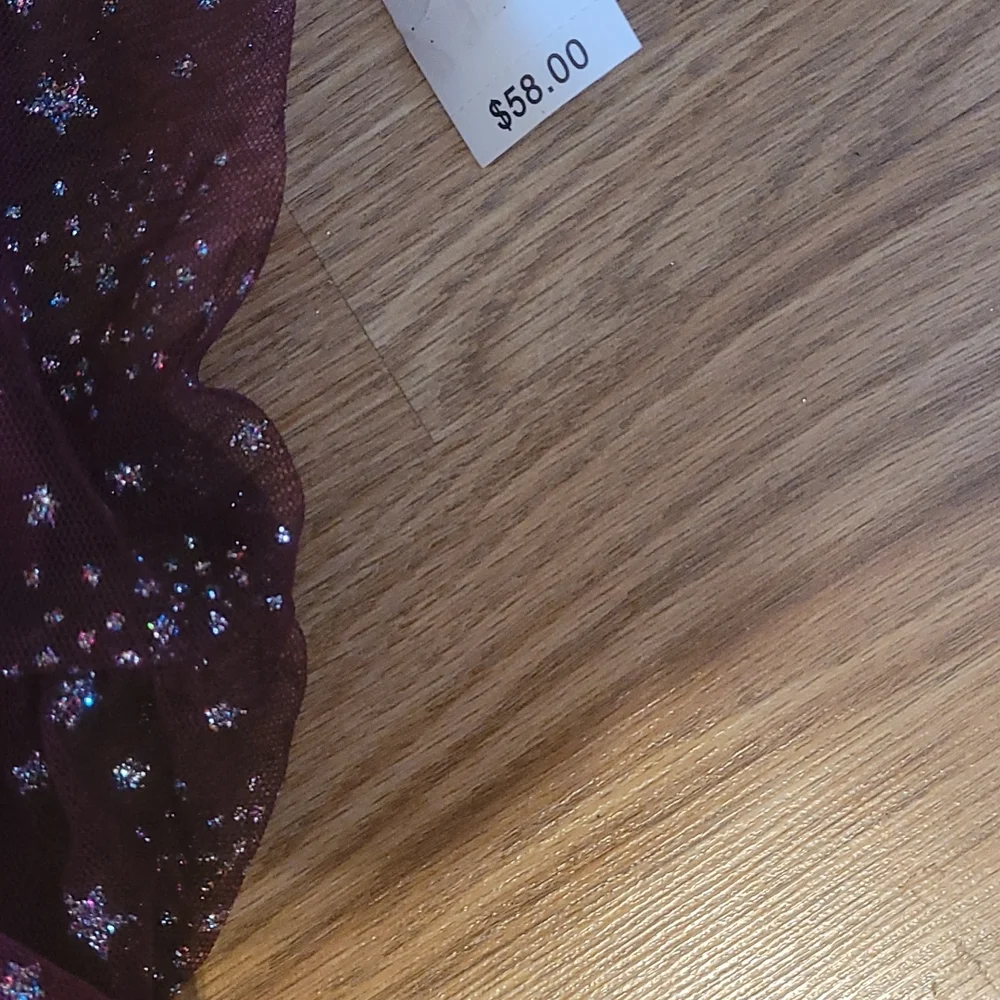 New Knitworks Burgundy 2 piece dress set size 14 - Picture 12 of 12